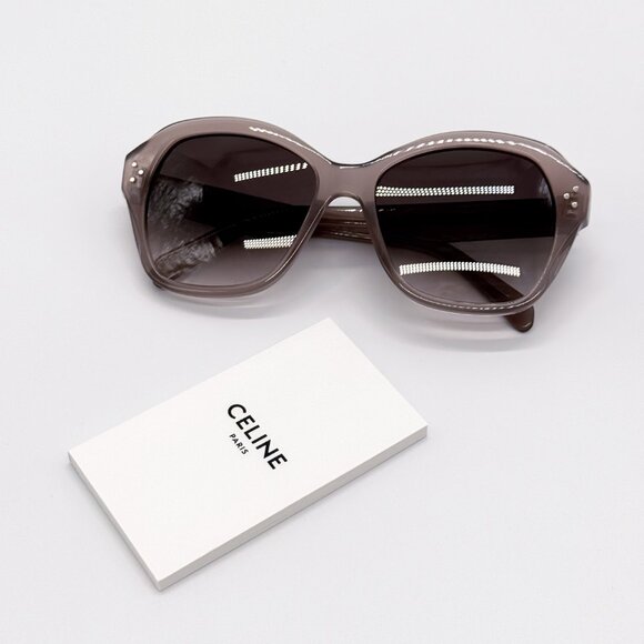 NEW CELINE CL40200I 45Z WOMEN BROWN SUNGLASSES CELINE - Picture 13 of 14